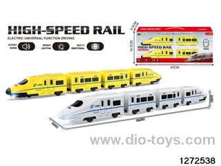 40Mhz 5 ch rc high-speed train with light/sound，include battery