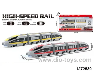 40Mhz 5 ch rc high-speed train with light/sound，include battery
