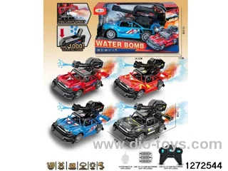 rc water bomb launch car with spray，not include battery