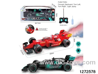 40Mhz 5 ch rc spray formula car，not include battery