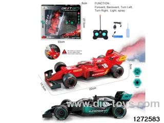 40Mhz 5 ch rc spray formula car，include battery