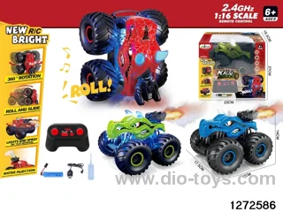2.4G rc spray stunt car，include battery