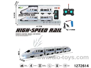 40Mhz 5 ch rc high-speed train with light/sound，include battery