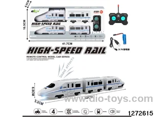 40Mhz 5 ch rc high-speed train with light/sound，include battery