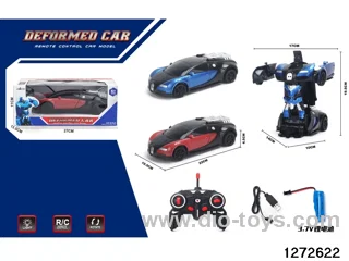 40Mhz 1:18 6 ch rc transformable car,include battery