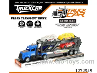 Inertia Tractor + 4 Grand Prix Cars
