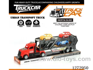 Inertia Tractor + 4 City Cars
