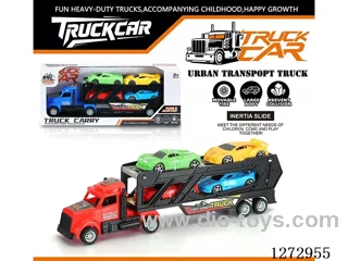 Inertia Tractor + 4 Sports Cars