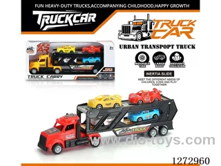 Inertia Tractor + 4 Race Cars