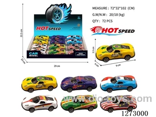 pull back alloy car 12PCS