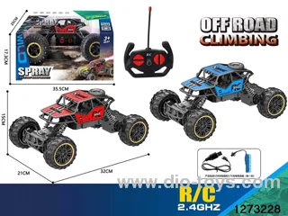 27Mhz 1:12 rc climbing car，include battery
