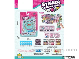 DIY Bead Sticker Bracelet Stickers - 80 Stickers
