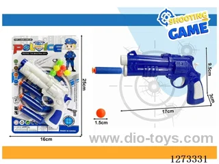 Dual-Use Police Revolver Set (Manual Soft-Ball Gun)