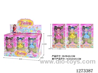 6-inch Flower Fairy Barbie Set 15PCS