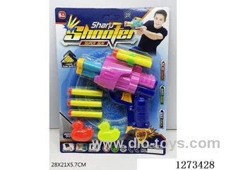 EVA Soft Ball Gun Spinning Wheel with Duck (3-Color Assortment)