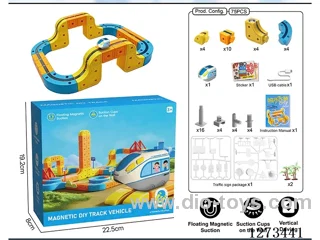 Transformable Building Blocks DIY Magnetic Track Car