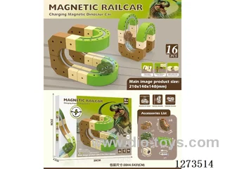 Electric Educational Dinosaur Building Blocks with Magnetic Tracks