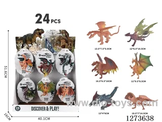Warcraft Dragons: 6 Styles, 24PCS