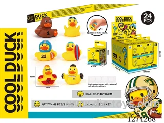 Vinyl BB Whistling Duck + Adhesive Sticker Blind Box 24PCS 6 styles