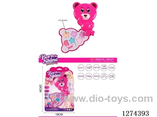 Cosméticos de oso de tapa giratoria