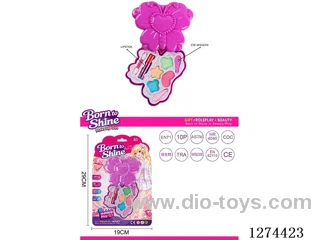 Cosméticos de mariposa con tapa giratoria
