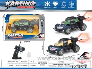 4ch rc car with light/spray included battery