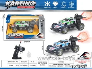 4ch rc car with light/spray included battery