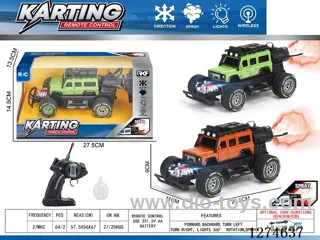 4ch rc car with light/spray included battery
