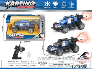 4ch rc car with light/spray included battery