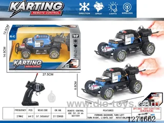 4ch rc car with light/spray included battery