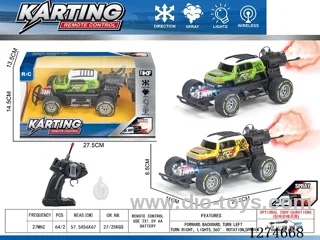 4ch rc car with light/spray included battery