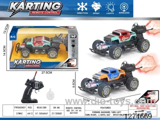 4ch rc car with light/spray included battery