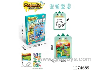 Dinosaur Magnetic Multi-Functional Drawing Board