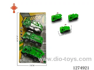 3PCS free wheel toys