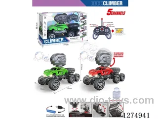 27MHz 5ch 1:16 rc car with light/bubble included battery
