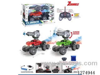 27MHz 7ch 1:16 rc car with light/water bullet/spray included battery