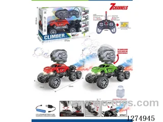 27MHz 7ch 1:16 rc car with light/bubble/spray included battery