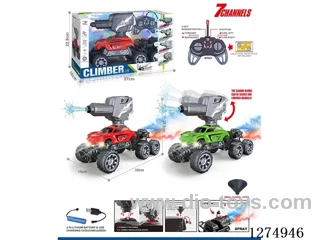 27MHz 7ch 1:16 rc car with light/spray included battery