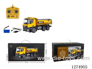 1:14 10 ch rc alloy dump truck in color box
