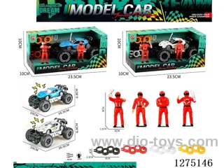 Small inertia car with light + racer + tires included AG13*3