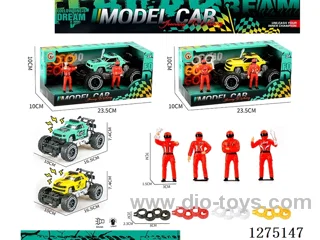 Small inertia car with light + racer + tires included AG13*3