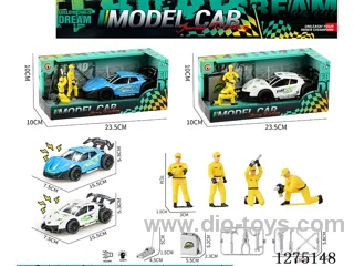 Large inertia car with light + mechanic + tools included AG13*3