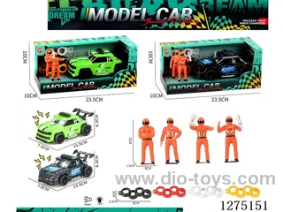 Large inertia car with light + racer + tires included AG13*3