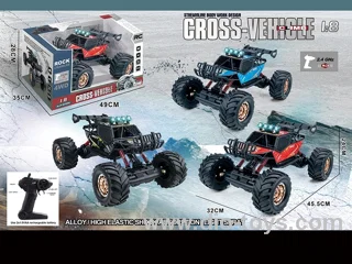 2.4G 1:8 rc climbing car，include battery