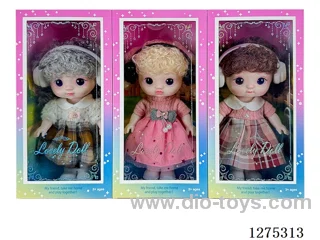 8 inch doll 3 mixed