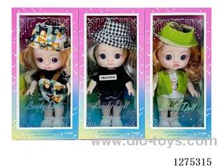 8 inch doll 3 mixed