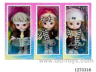 8 inch doll 3 mixed