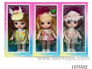 8 inch doll 3 mixed