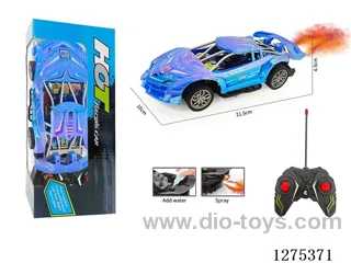 27MHZ 1:18 4ch rc car with spray not included battery
