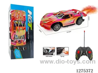 27MHZ 1:18 4ch rc car with spray not included battery